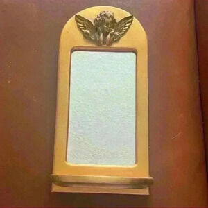 Antique gold mirror